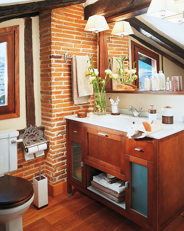 Las mejores ideas decorativas para un baño de estilo rústico