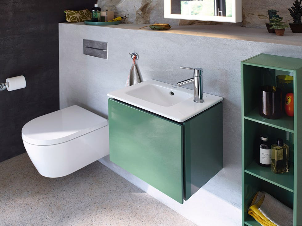 Mueble de lavabo verde