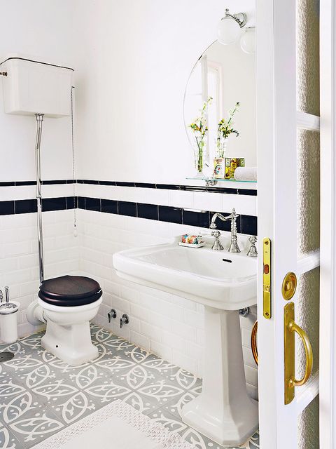Plumbing fixture, Property, Bathroom sink, Interior design, Room, Wall, White, Tile, Purple, Floor, 