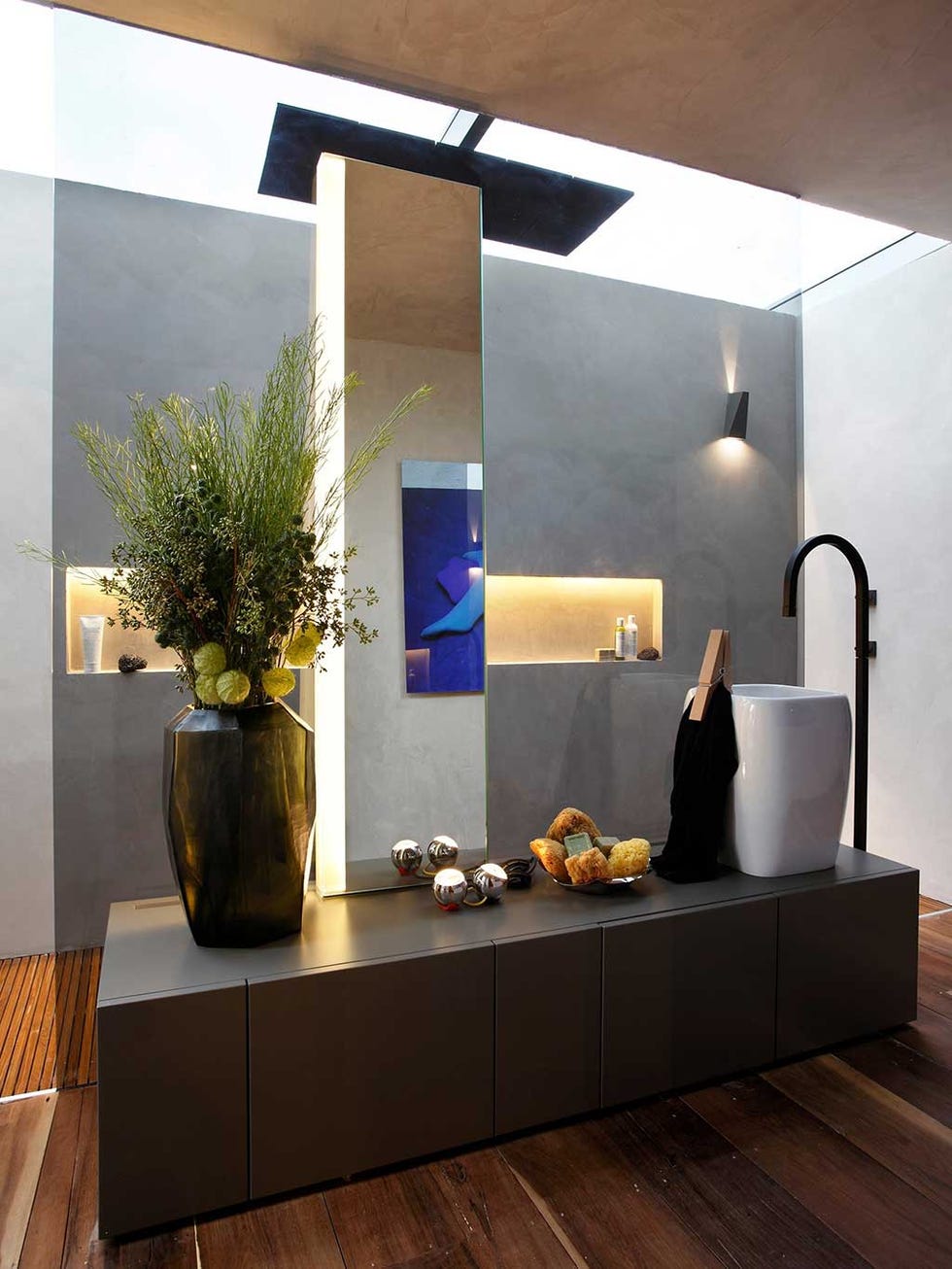 Interior design, Room, Ceiling, Floor, Living room, Furniture, Lighting, Wall, Flooring, Table, 