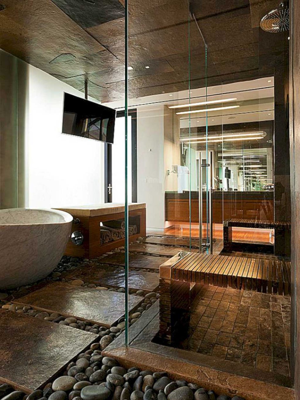 Room, Interior design, Building, Architecture, Property, Ceiling, House, Floor, Bathroom, Tile, 