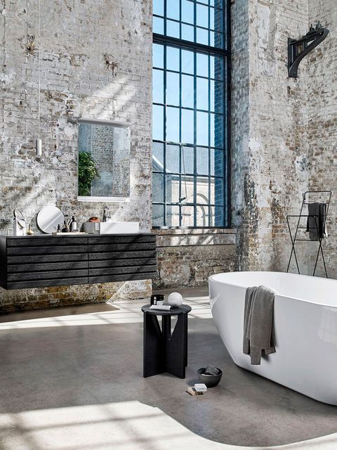 Amantes del estilo industrial, ¡estos baños son para vosotros!