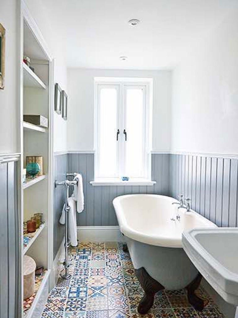 16 baños con encanto vintage