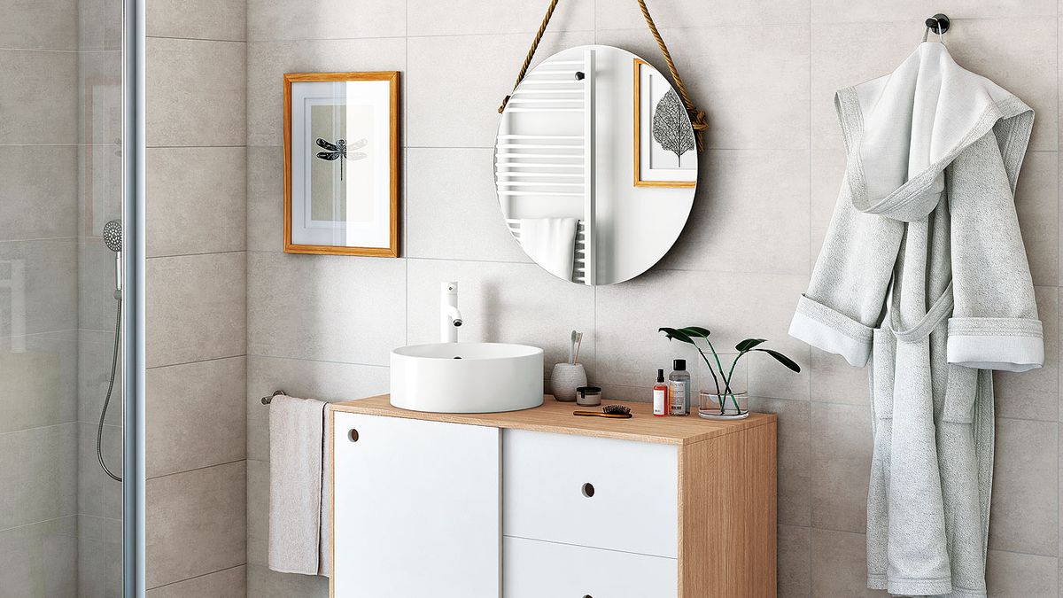 Muebles de lavabo, espejos y luces para renovar tu baño y llenarlo de estilo