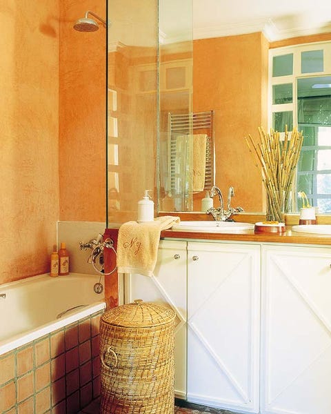 Room, Interior design, Property, Wall, Plumbing fixture, Interior design, Fixture, Sink, Tap, Cabinetry, 