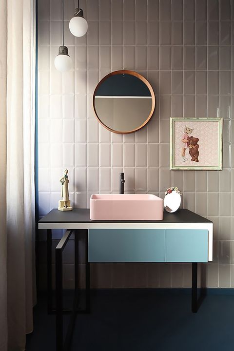 cuarto de baño de colores