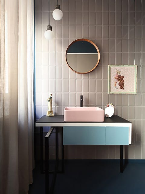 Ideas para renovar el baño con color - Decorar con color