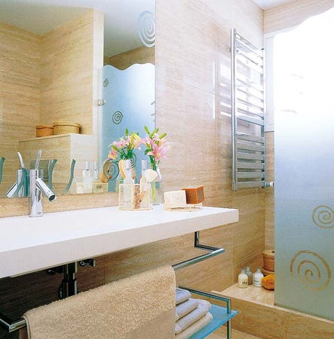 Bathroom, Room, Property, Interior design, Tile, Sink, Floor, Wall, Furniture, Building, 