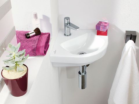 Plumbing fixture, Bathroom sink, Room, Property, Purple, Wall, Pink, Tap, Interior design, Sink, 