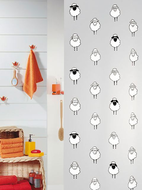 Wall, Room, Orange, Interior design, Peach, Grey, Home accessories, Light fixture, Coquelicot, Wall sticker, 