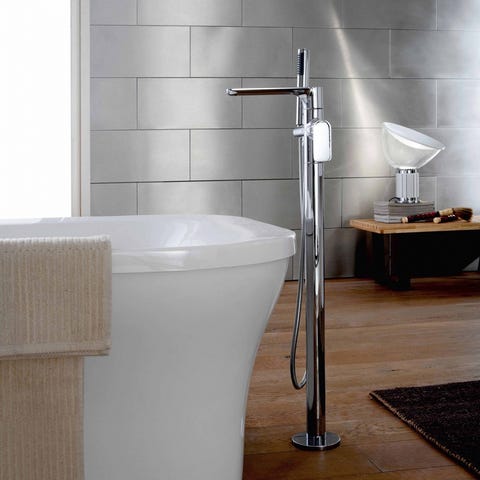 Plumbing fixture, Floor, Room, Wall, Flooring, Tap, Bathtub accessory, Plumbing, Beige, Sink, 