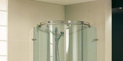 Glass, Floor, Plumbing fixture, Umbrella, Wall, Fixture, Shower head, Shower door, Shower bar, Plumbing, 
