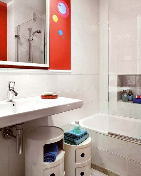 Plumbing fixture, Blue, Room, Bathroom sink, Property, Architecture, Wall, Interior design, Tap, Sink, 