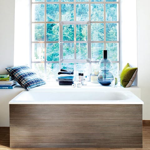 Wood, Blue, Window, Room, Interior design, Bottle, Glass, Home, Wall, Teal, 