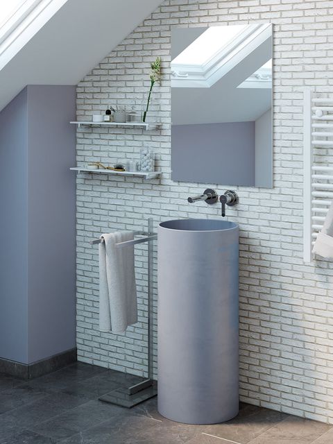 Wall, Fixture, Grey, Gas, Composite material, Cylinder, Brick, Aluminium, Waste container, Boiler, 