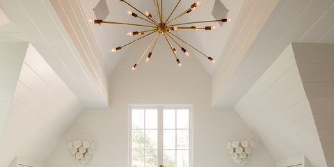 Ceiling, Room, White, Interior design, Property, Furniture, Building, Wall, Floor, House, 