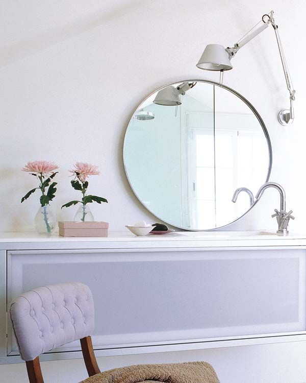 Fábrica de espejos de baño redondos de alta calidad, Espejo de baño redondo  en existencia - Amorho