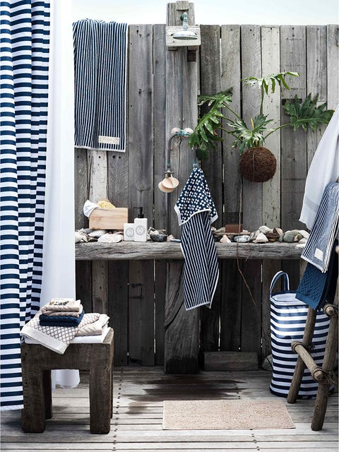 Blue, Table, Furniture, Flowerpot, Houseplant, Linens, End table, Flag, Desk, Home accessories, 