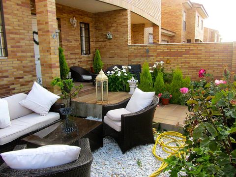 Window, Plant, Brick, Furniture, Real estate, Flowerpot, House, Home, Garden, Residential area, 