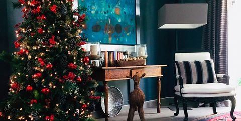 Christmas tree, Christmas decoration, Room, Christmas, Living room, Tree, Interior design, Home, Christmas eve, Christmas ornament, 