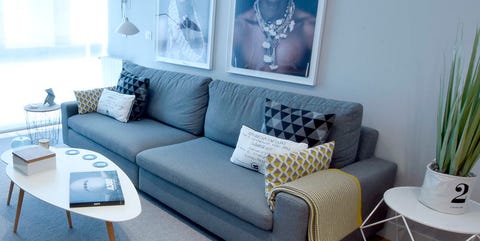 Furniture, Living room, Room, Couch, Blue, Interior design, Property, Sofa bed, studio couch, Table, Furniture, Living room, Room, Couch, Blue, Interior design, Property, Sofa bed, studio couch, Table,