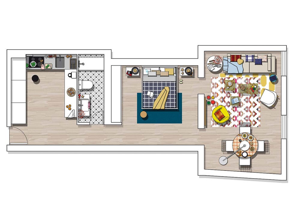 Floor plan, Room, Plan, Artwork, Drawing, Floor, Interior design, 