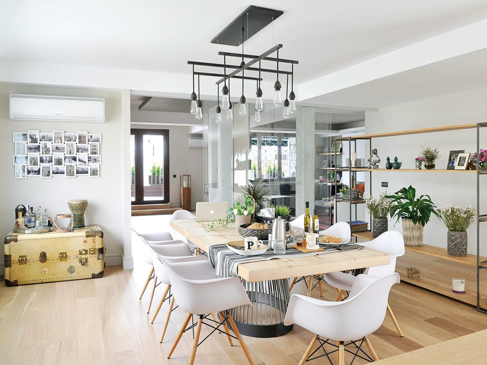 apartamento en madrid salón luminoso