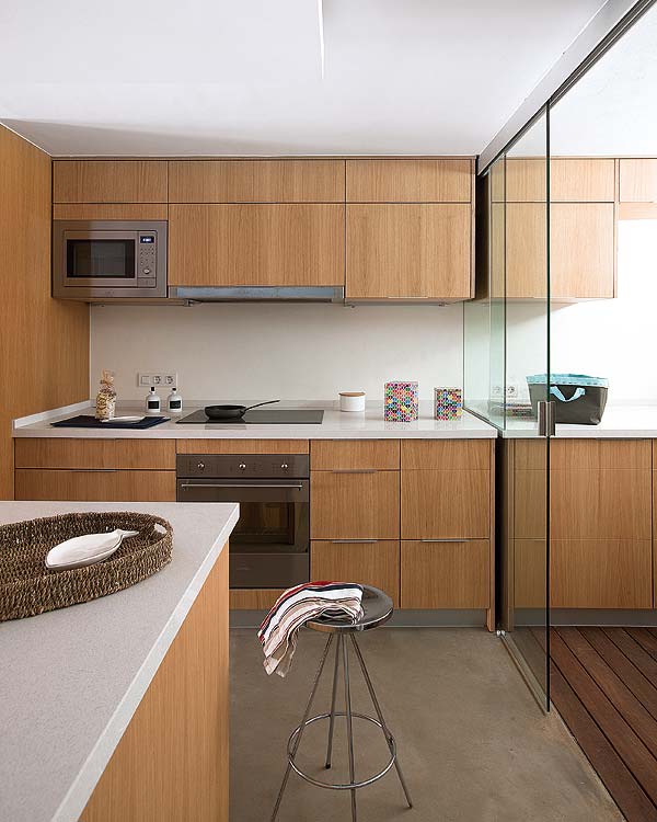 Countertop, Room, Kitchen, Furniture, Cabinetry, Property, Interior design, House, Building, Kitchen stove, 