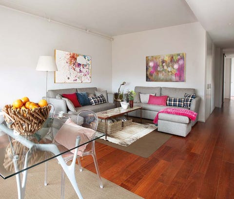 Wood, Room, Floor, Interior design, Flooring, Hardwood, Couch, Home, Table, Laminate flooring, 