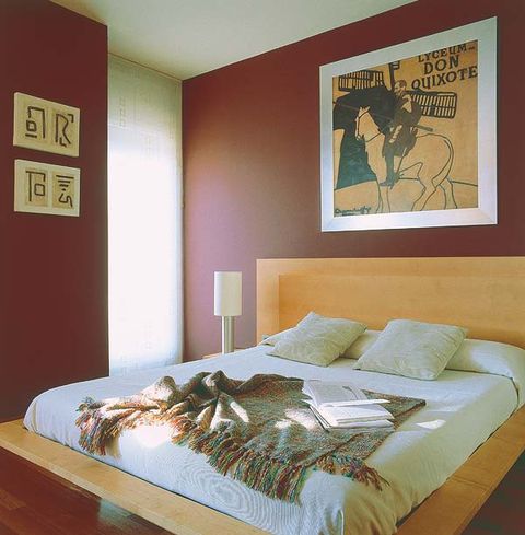 Room, Green, Interior design, Property, Textile, Bed, Wall, Floor, Linens, Bedding, 
