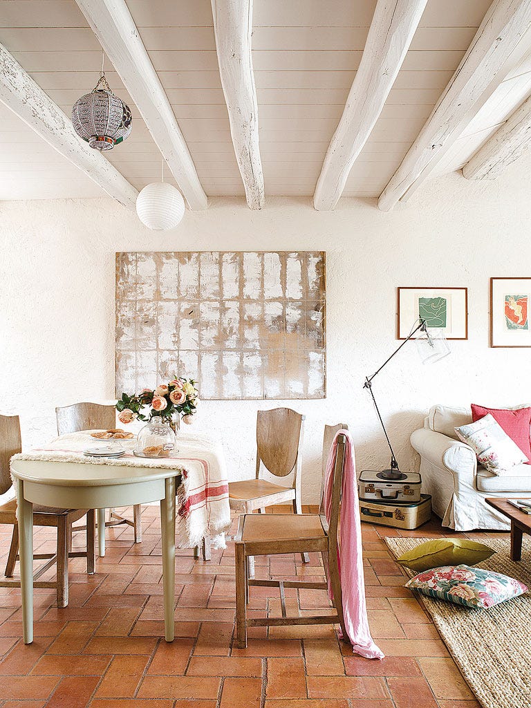 Room, Interior design, Furniture, Property, Dining room, Ceiling, Building, Table, Floor, House, 