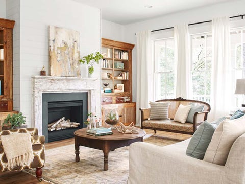 Wood, Room, Interior design, Green, Living room, Home, Wall, Furniture, Interior design, Floor, 