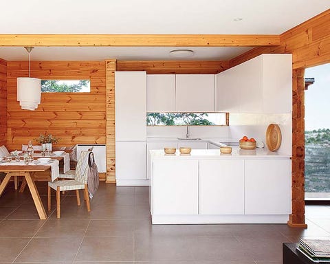 Room, Floor, Interior design, Property, Ceiling, Wall, Flooring, Countertop, Light fixture, Table, 