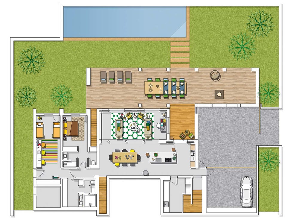 Floor plan, Plan, Land lot, Home, House, Room, Artwork, Real estate, Floor, Architecture, 