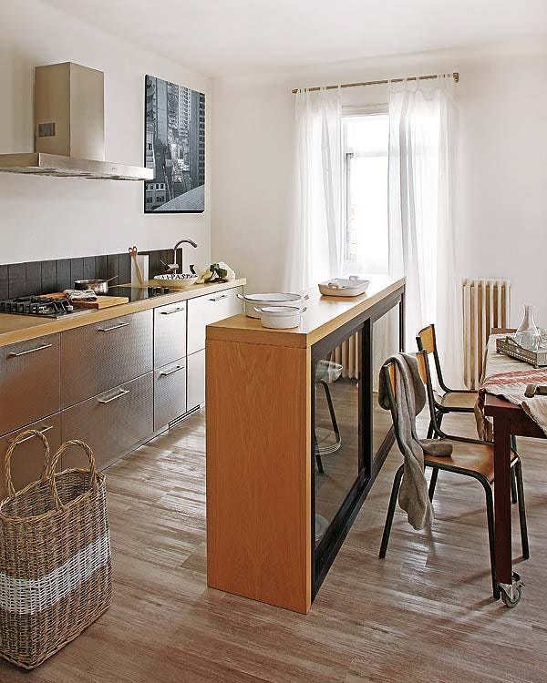 Wood, Floor, Room, Interior design, Flooring, Furniture, Table, Hardwood, Countertop, Wood flooring, 