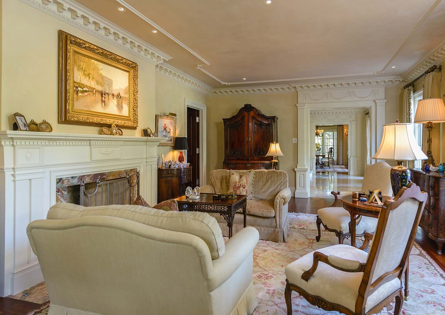 Room, Property, Furniture, Interior design, Living room, Building, Ceiling, House, Real estate, Home, 