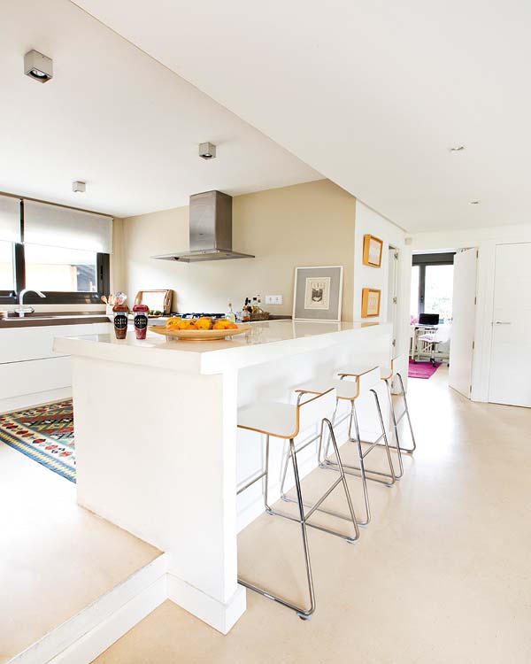 Property, Room, Furniture, Interior design, House, Building, Kitchen, Countertop, Ceiling, Yellow, 