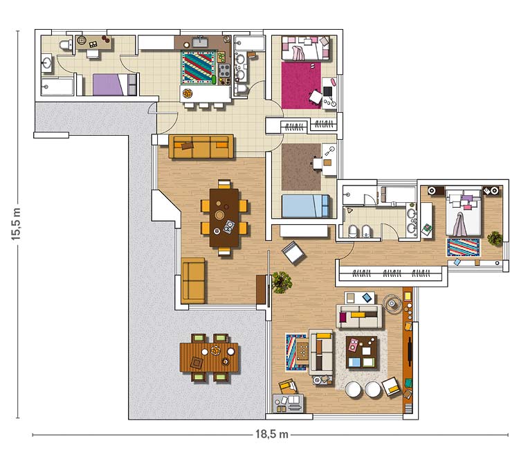 Floor plan, Plan, Artwork, Room, Drawing, Land lot, Project, House, Residential area, 