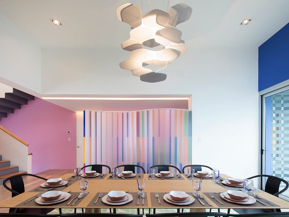 Casa moderna de colores: Comedor