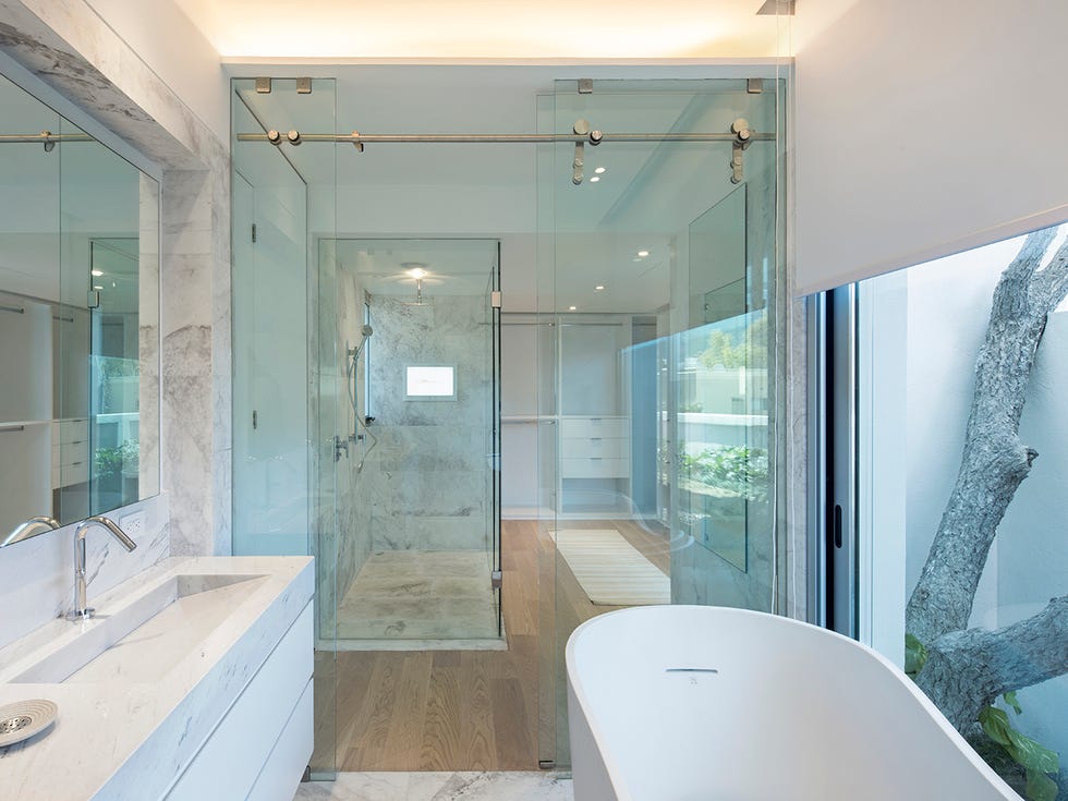 Casa moderna de colores: Baño