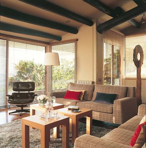 Wood, Interior design, Room, Furniture, Table, Ceiling, Hardwood, Floor, Living room, Couch, 