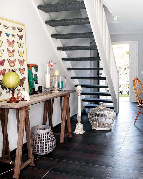 Stairs, Floor, Room, Interior design, Flooring, Ceiling, Home, Interior design, House, Fruit, 