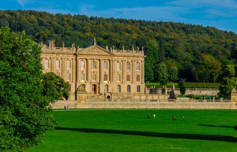 Building, Grass, Château, Estate, Architecture, Palace, Tree, Lawn, Stately home, Facade, 