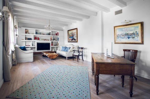 Room, Property, Interior design, Furniture, Building, Floor, House, Ceiling, Wall, Real estate, 