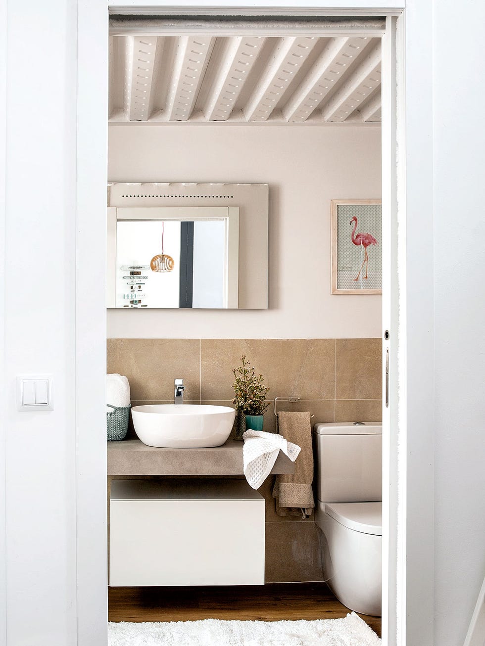 Room, White, Bathroom, Property, Interior design, Furniture, Floor, House, Building, Ceiling, 