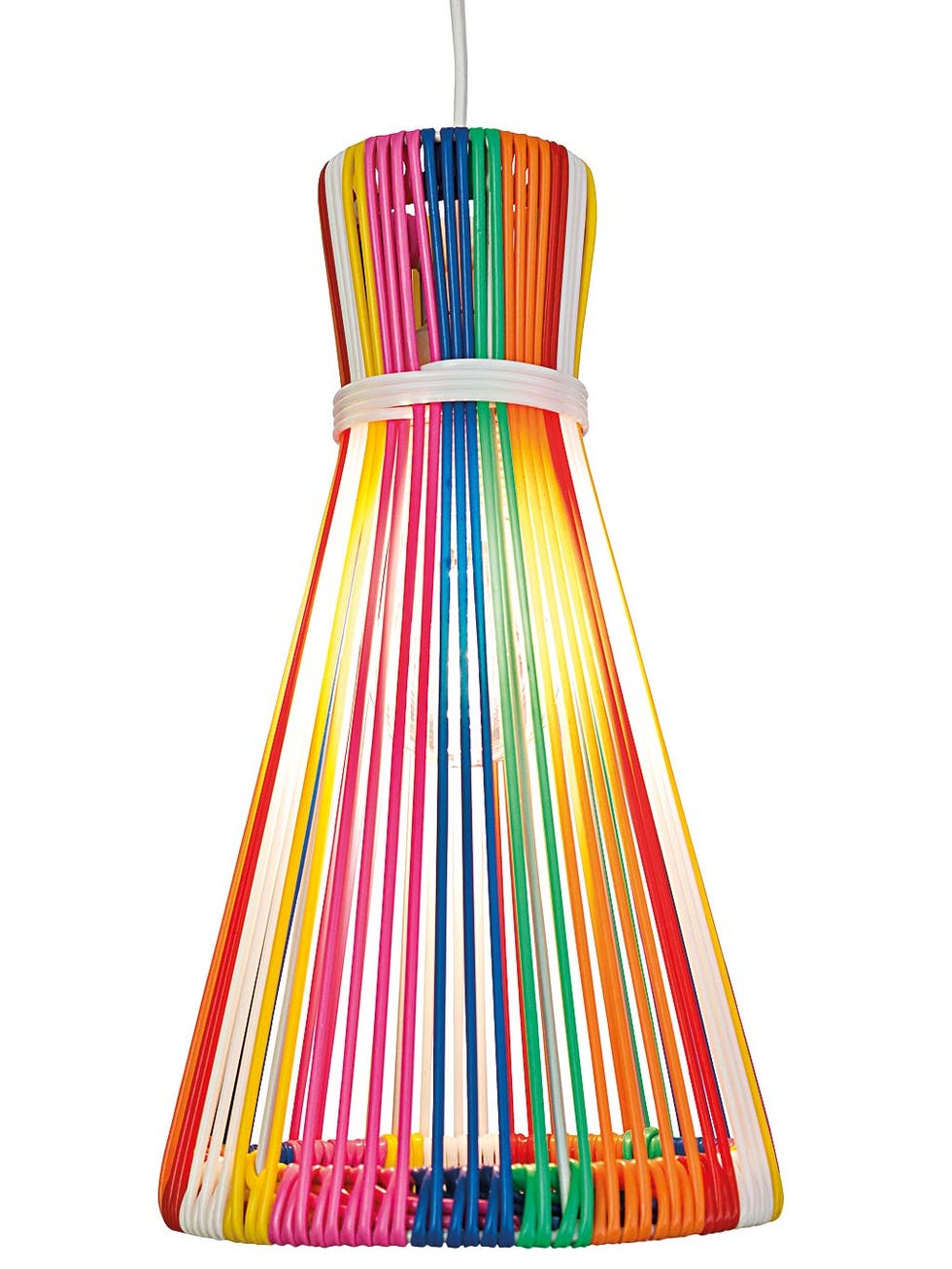 Magenta, Pink, Line, Colorfulness, Orange, Paint, Peach, Home accessories, Cylinder, Lighting accessory, 