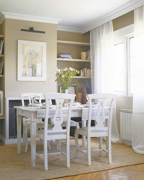 Floor, Wood, Room, Flooring, Interior design, Home, Table, Furniture, Dining room, Chair, 