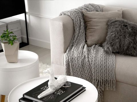 White, Nightstand, Furniture, Room, Table, Comfort, Interior design, Living room, Technology, Bedroom, 