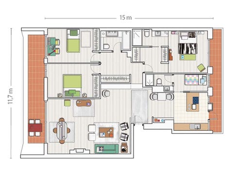 Plan, Line, Schematic, Parallel, Rectangle, Floor plan, Map, Square, Drawing, 