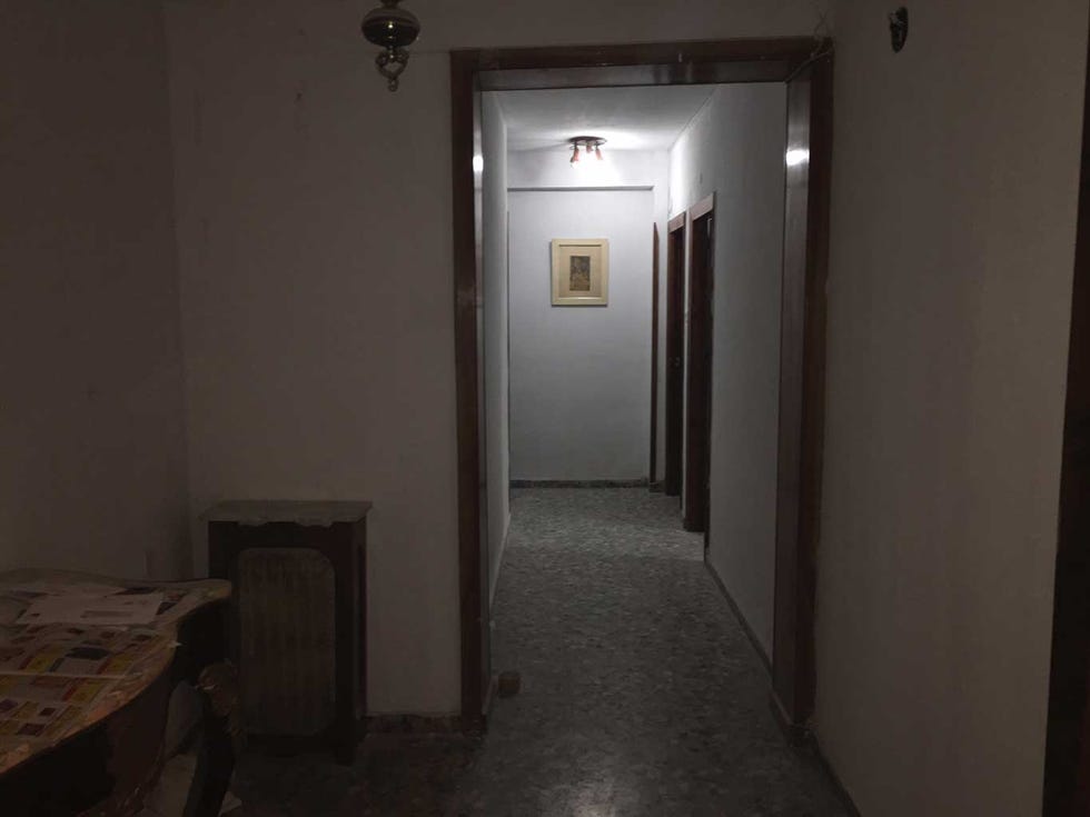 piso en granada, antes y después recibidor antes